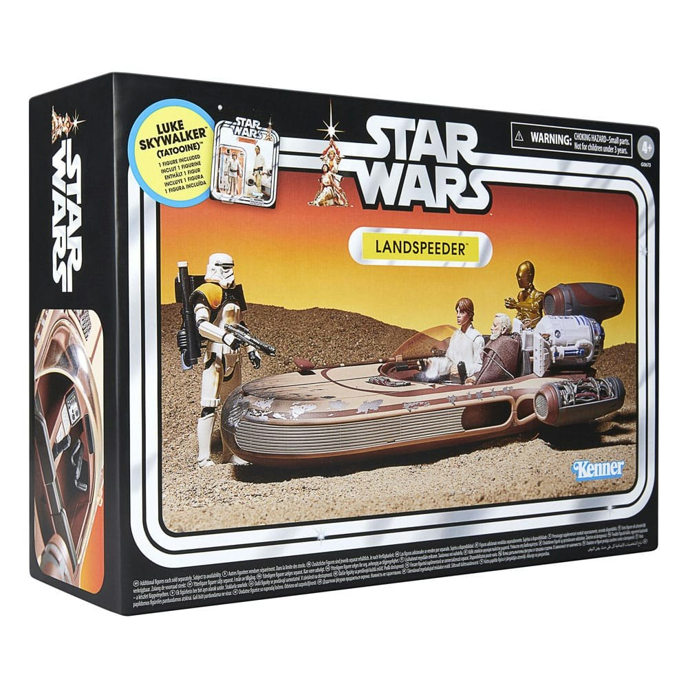 Star Wars Episode IV Vintage Collection Vehicle with Figure Landspeeder & Luke Skywalker (Tatooine) (Totalpris 898,-)
