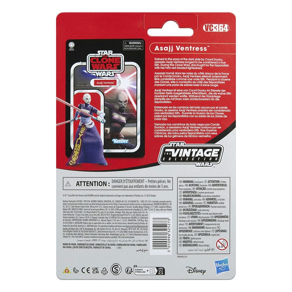 Star Wars: The Clone Wars Vintage Collection Action Figure Asajj Ventress 10 cm (Totalpris 259,-)
