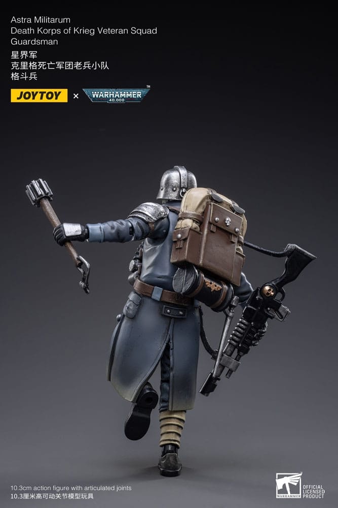 Warhammer 40k Action Figure 1/18 Astra MilitarumDeath Korps of Krieg Veteran Squad Guardsman 11 cm (Totalpris 498,-)