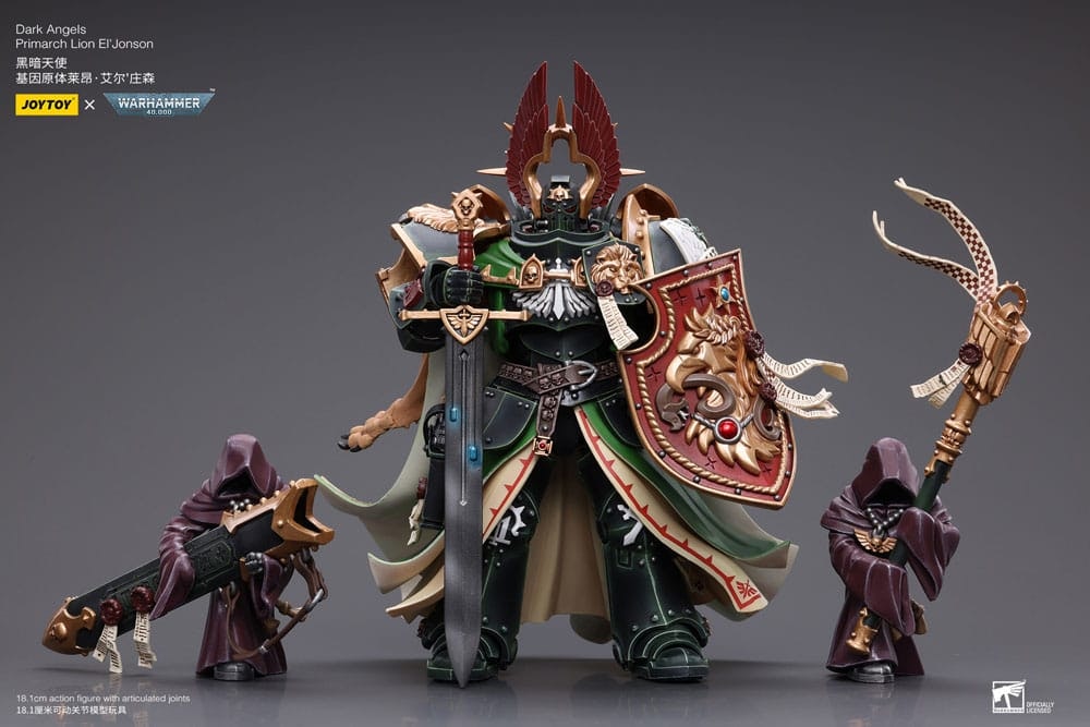 Warhammer 40k Action Figure 1/18 Dark Angels Primarch Lion El' Jonson 18 cm (Totalpris 2195,-)