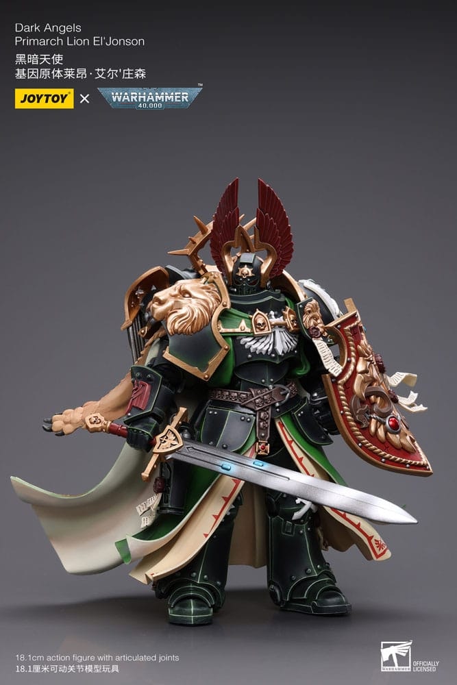 Warhammer 40k Action Figure 1/18 Dark Angels Primarch Lion El' Jonson 18 cm (Totalpris 2195,-)