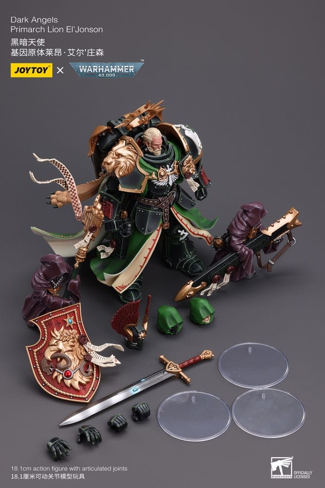 Warhammer 40k Action Figure 1/18 Dark Angels Primarch Lion El' Jonson 18 cm (Totalpris 2195,-)