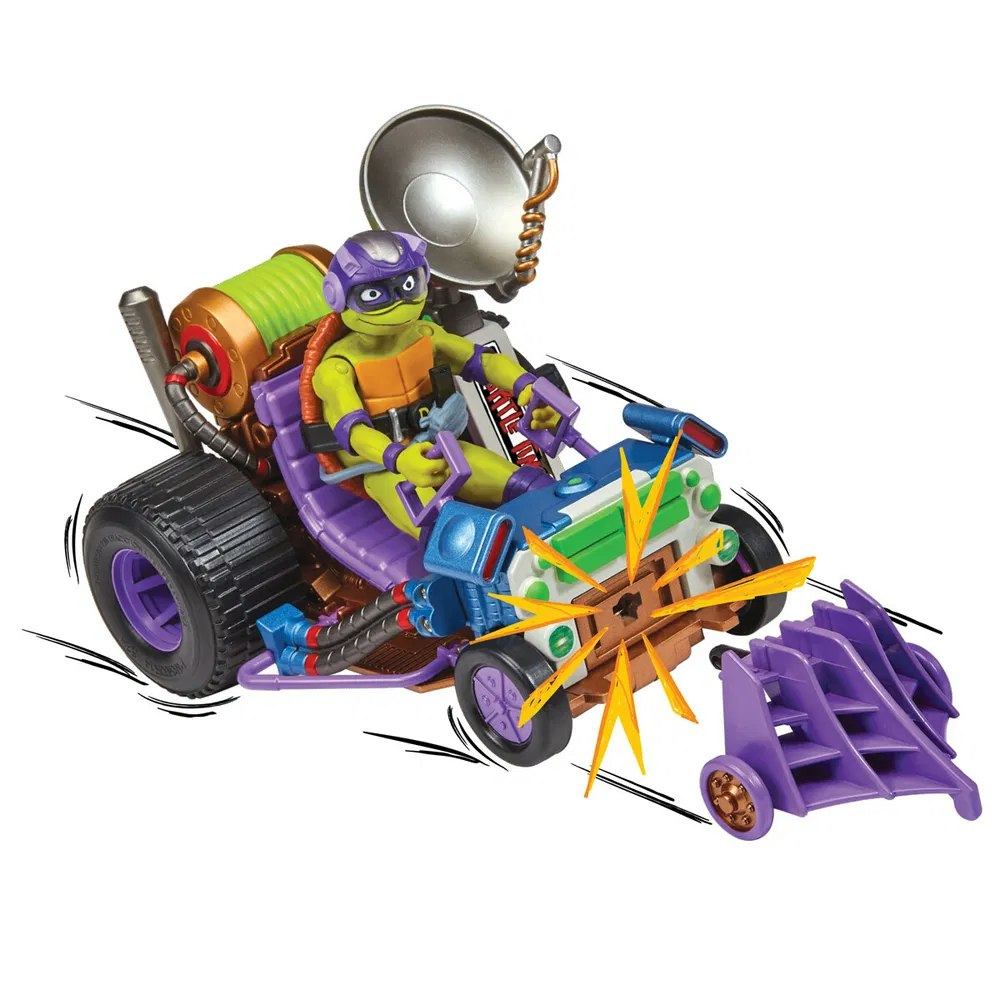 Tales of the Teenage Mutant Ninja Turtles : Recon buggy med Donatello