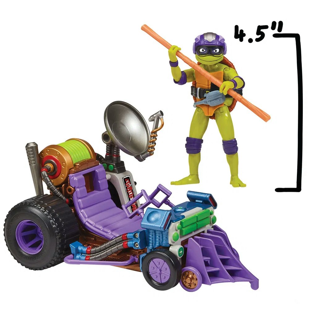 Tales of the Teenage Mutant Ninja Turtles : Recon buggy med Donatello