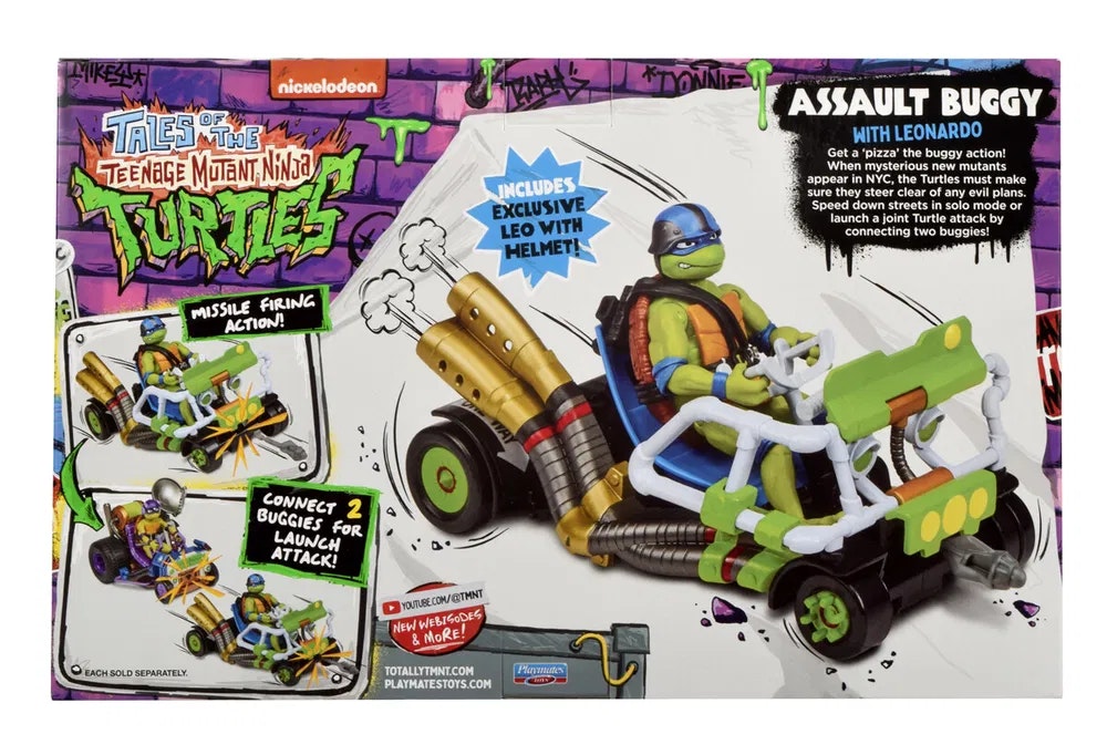 Tales of the Teenage Mutant Ninja Turtles : Assault buggy med Leonardo
