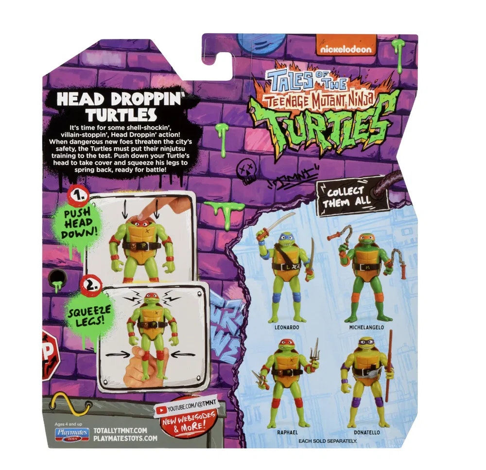 Tales of the Teenage Mutant Ninja Turtles : Head Droppin Leonardo
