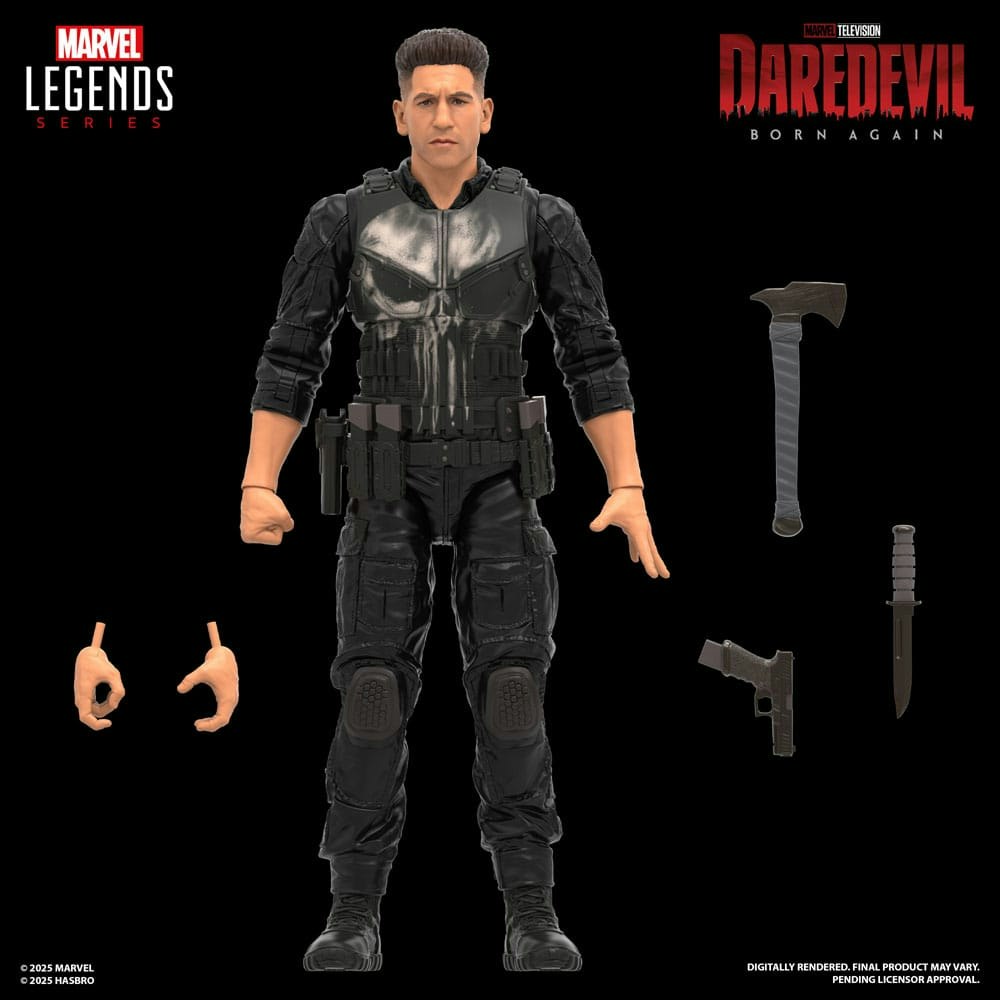 Daredevil: Born Again Marvel Legends Action Figure Punisher 15 cm (Totalpris 379,-)