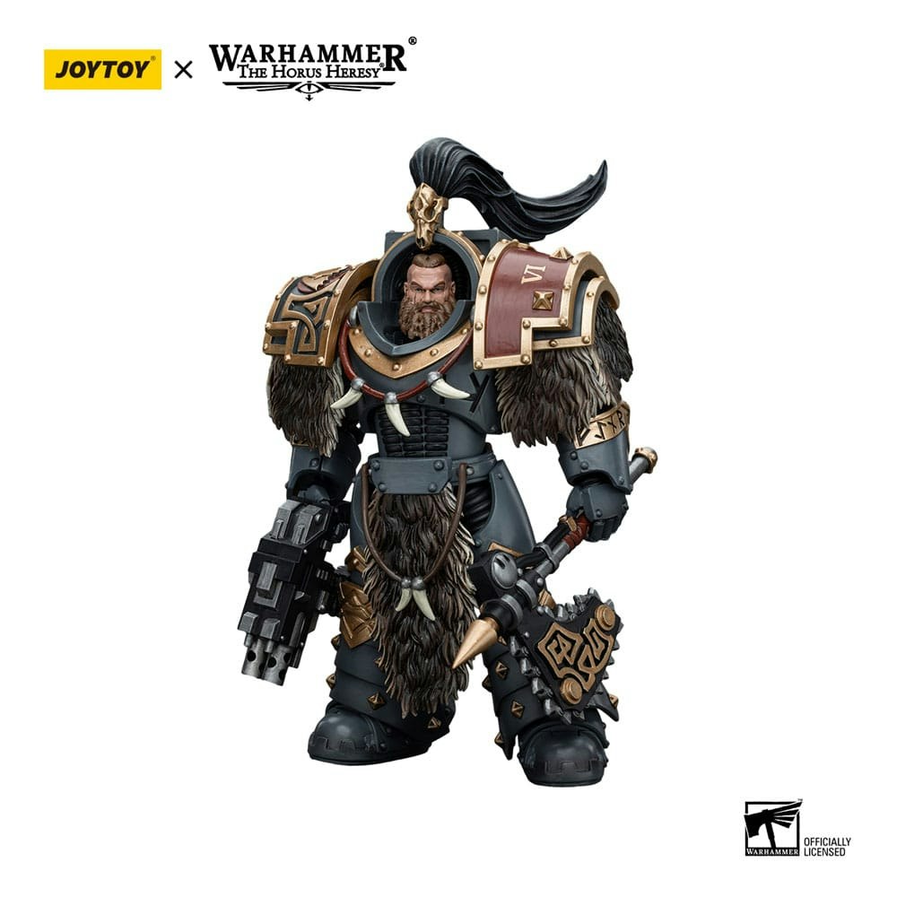 Warhammer The Horus Heresy Action Figure 1/18 Space Wolves Varagyr Wolf Guard Squad Varagyr Terminator 4 12 cm (Totalpris 678,-)