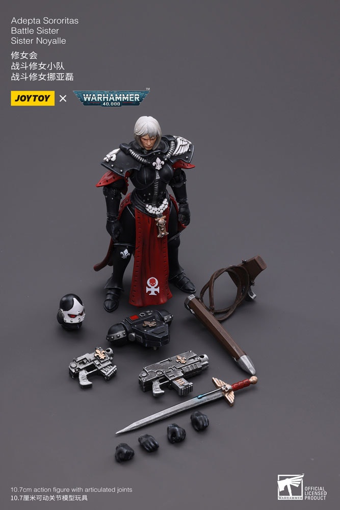 Warhammer 40k Action Figure 1/18 Adepta Sororitas Battle Sister Sister Noyalle 10 cm (Totalpris 679,-)