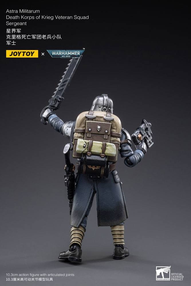 Warhammer 40k Action Figure 1/18 Death Korps of Krieg Veteran Squad Sergeant 10 cm (Totalpris 498,-)