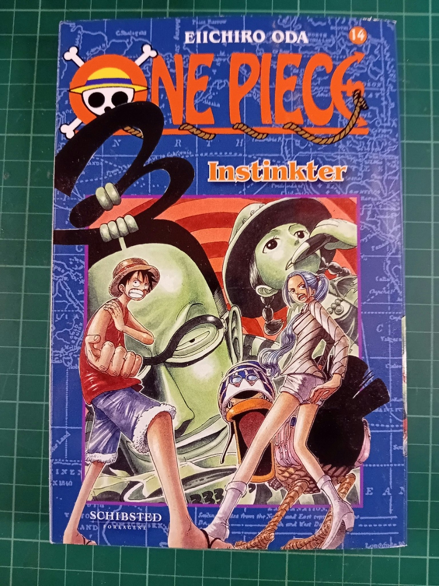 One piece #14 (Norsk) noe fuktskadet