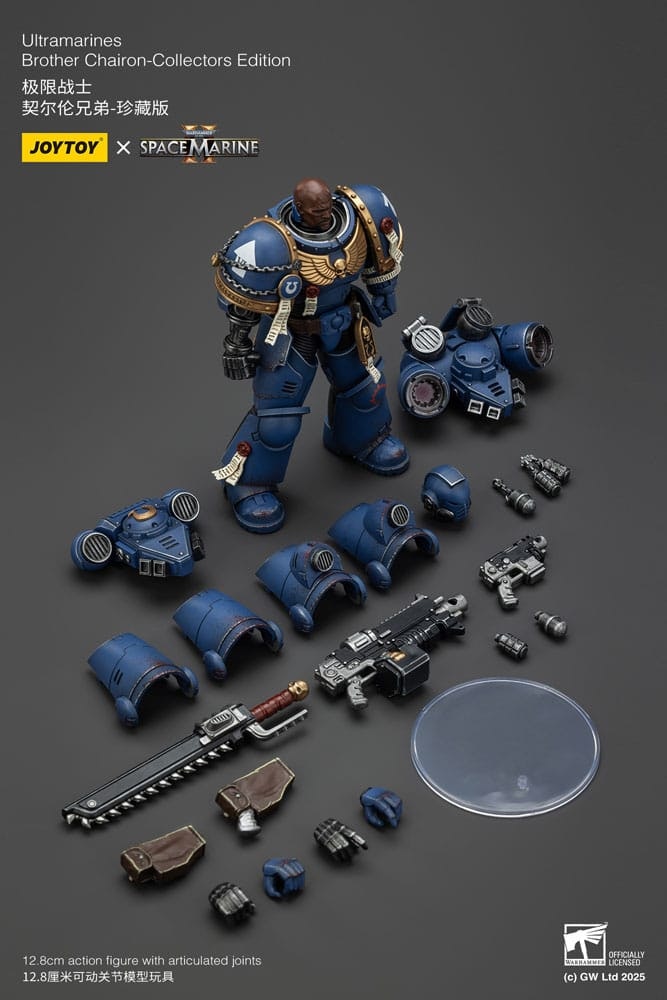 Warhammer 40,000: Space Marine 2 Action Figure Ultramarines Brother Chairon Collectors Edition 13 cm (Totalpris 849,-)
