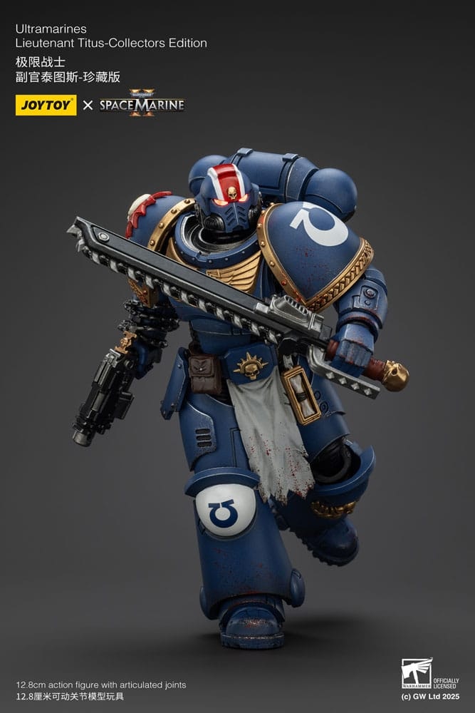 Warhammer 40,000: Space Marine 2 Action Figure Ultramarines Lieutenant Titus Collectors Edition 13 cm (Totalpris 849,-)