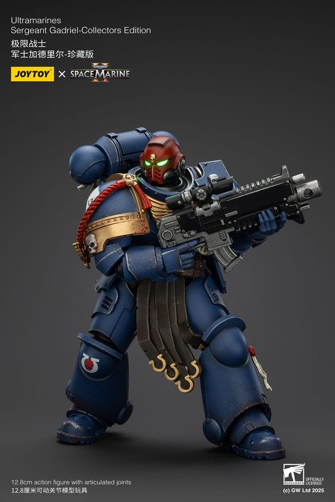 Warhammer 40,000: Space Marine 2 Action Figure Ultramarines Sergeant Gadriel Collectors Edition 13 cm (Totalpris 849,-)