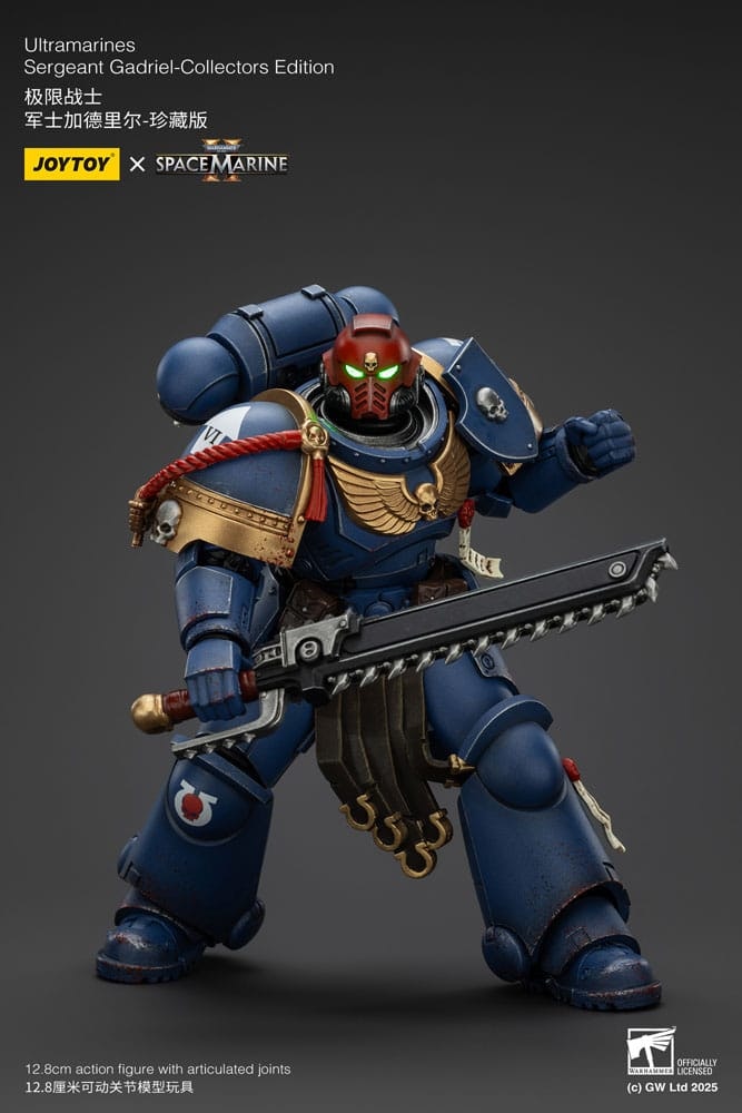 Warhammer 40,000: Space Marine 2 Action Figure Ultramarines Sergeant Gadriel Collectors Edition 13 cm (Totalpris 849,-)
