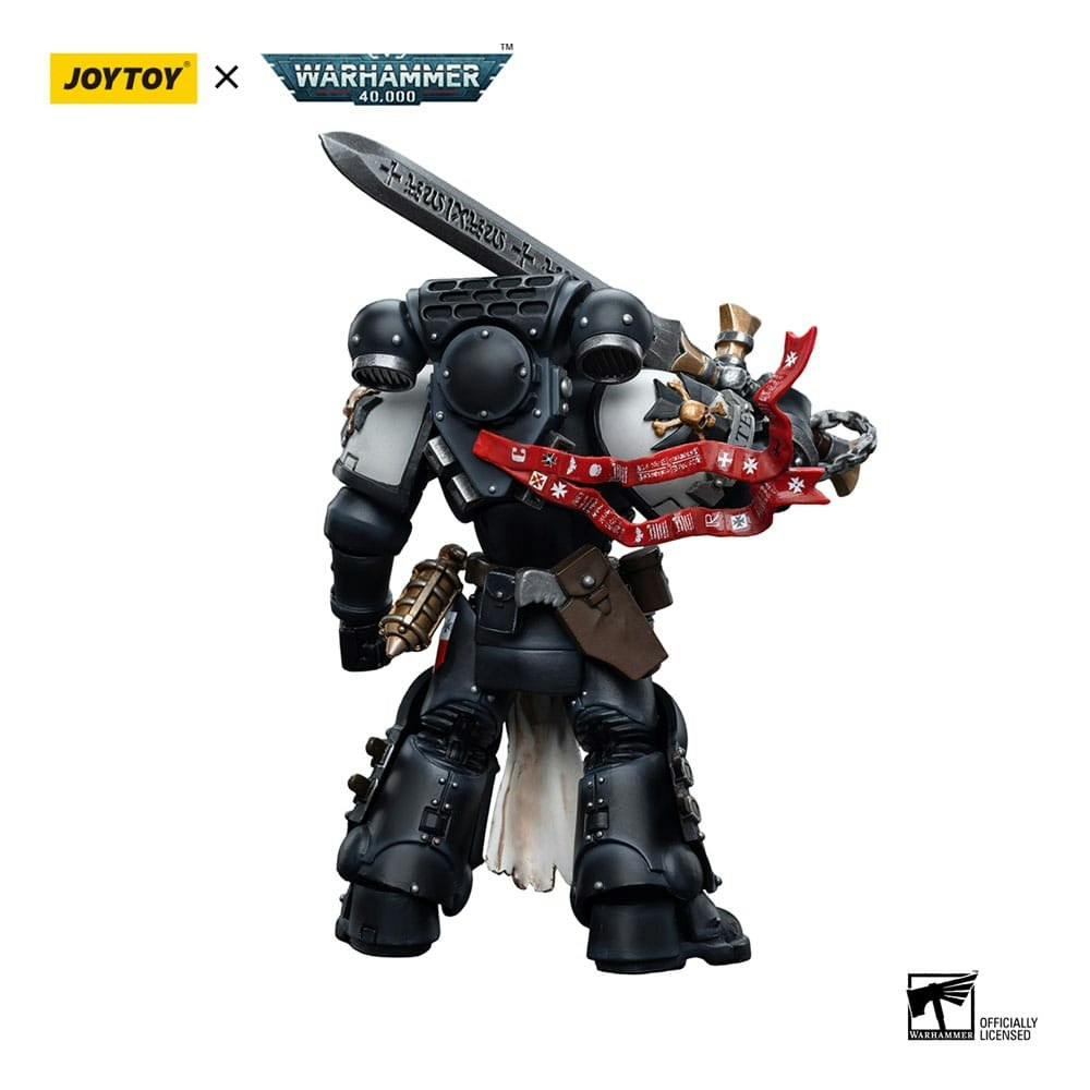 Warhammer 40k Action Figure 1/18 Black Templars Emperor's Champion Bayard's Revenge 12 cm (Totalpris 679,-)