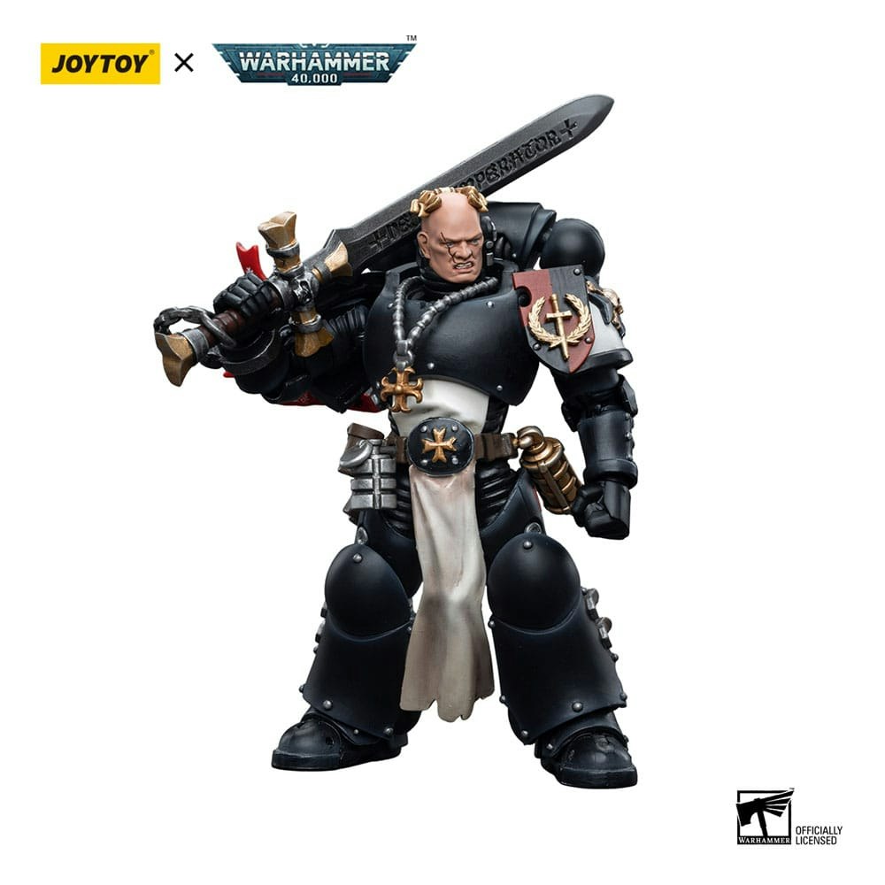 Warhammer 40k Action Figure 1/18 Black Templars Emperor's Champion Bayard's Revenge 12 cm (Totalpris 679,-)