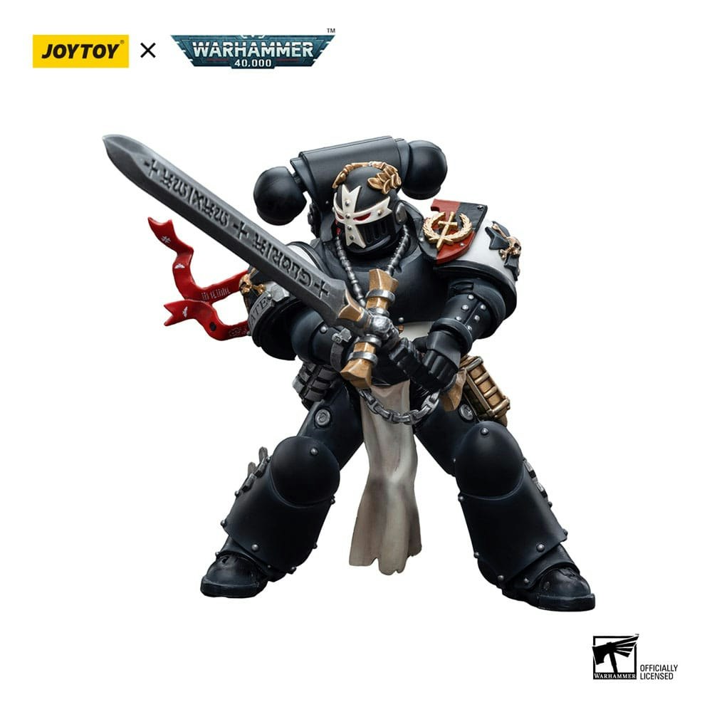 Warhammer 40k Action Figure 1/18 Black Templars Emperor's Champion Bayard's Revenge 12 cm (Totalpris 679,-)