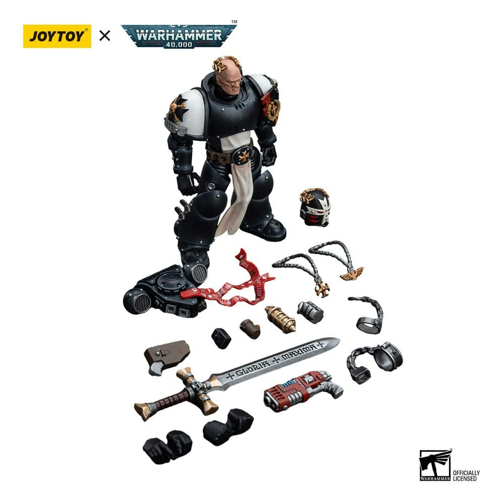 Warhammer 40k Action Figure 1/18 Black Templars Emperor's Champion Bayard's Revenge 12 cm (Totalpris 679,-)