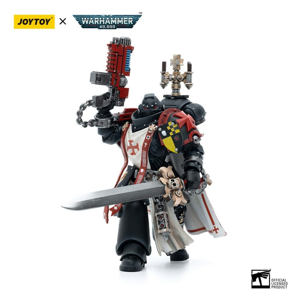 Warhammer 40k Action Figure 1/18 Black Templars Sword Brethren Brother Lombast 12 cm (Totalpris 649,-)