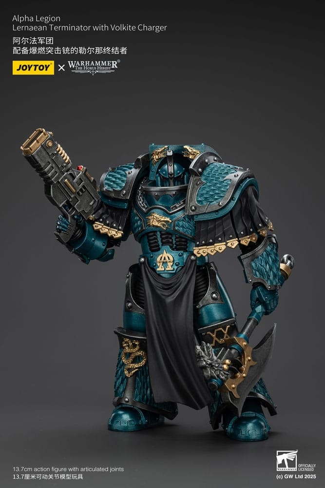 Warhammer The Horus Heresy Action Figure Alpha Legion Lernaean Terminator with Volkite Charger 20 cm (Totalpris 798,-)
