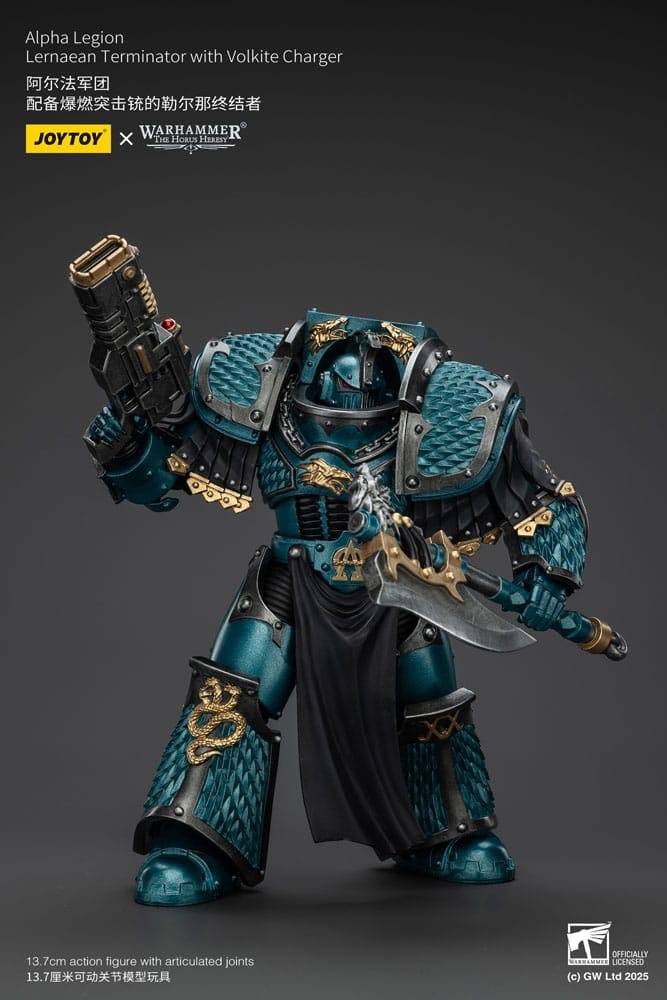 Warhammer The Horus Heresy Action Figure Alpha Legion Lernaean Terminator with Volkite Charger 20 cm (Totalpris 798,-)