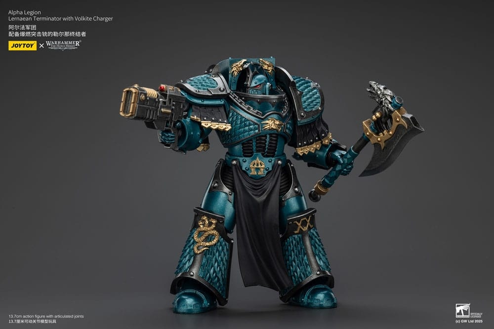 Warhammer The Horus Heresy Action Figure Alpha Legion Lernaean Terminator with Volkite Charger 20 cm (Totalpris 798,-)