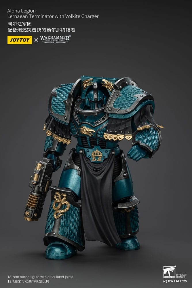 Warhammer The Horus Heresy Action Figure Alpha Legion Lernaean Terminator with Volkite Charger 20 cm (Totalpris 798,-)