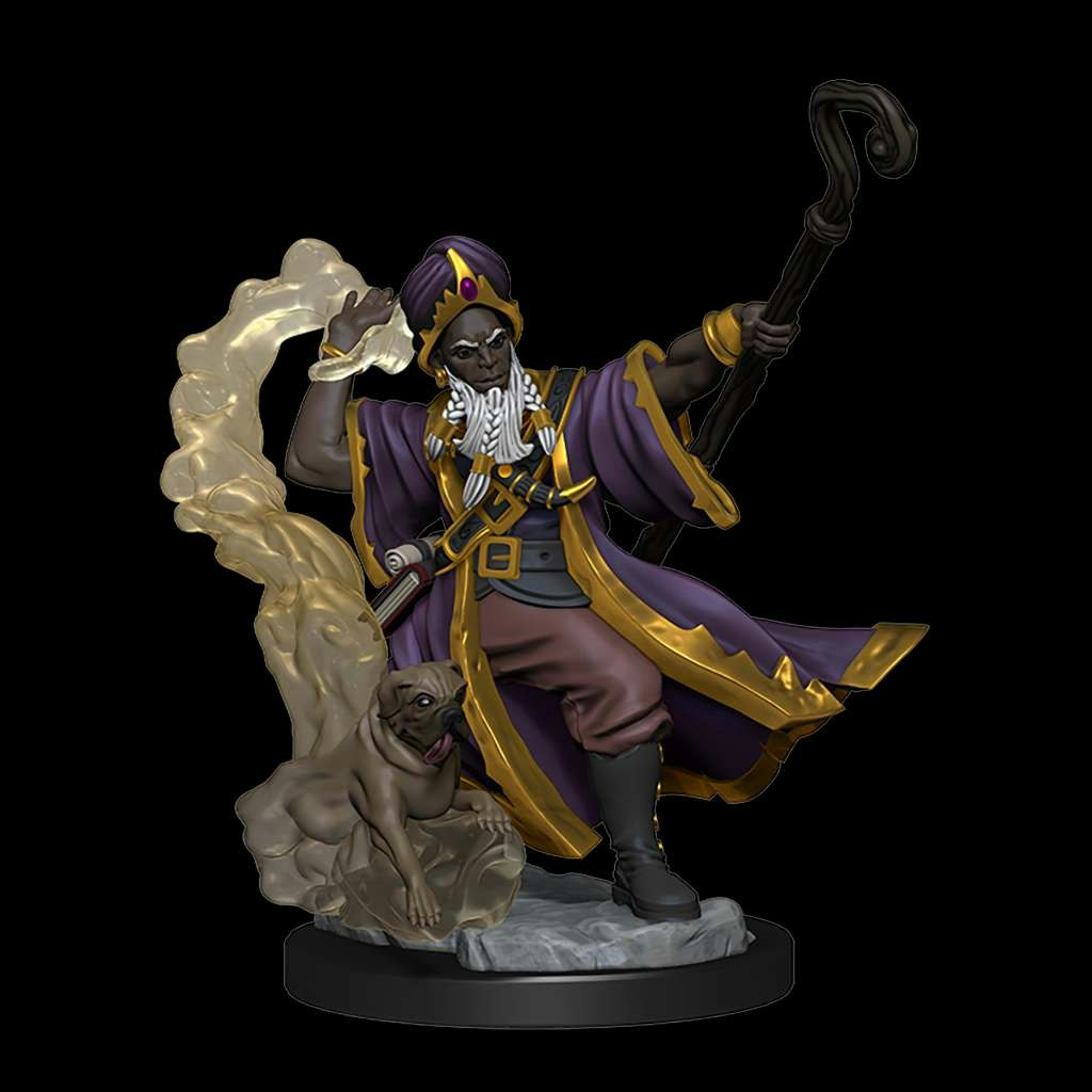 D&D frameworks Human wizard male