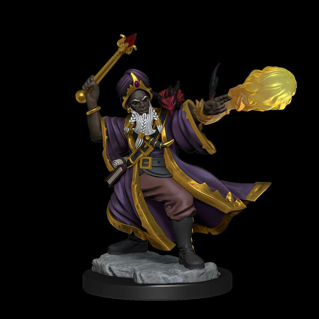 D&D frameworks Human wizard male