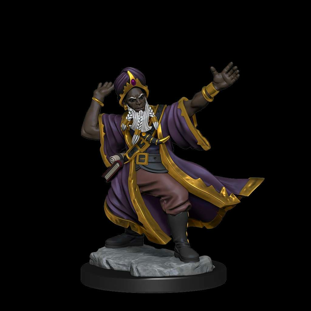 D&D frameworks Human wizard male