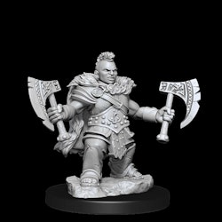 D&D frameworks Dwarf Barbarian female