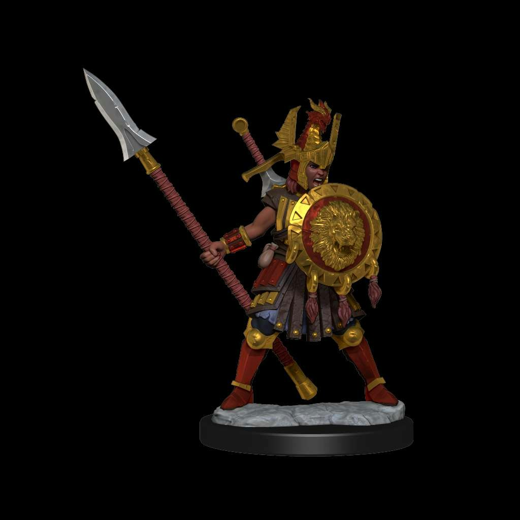 D&D frameworks Human fighter female