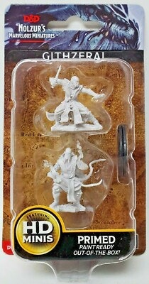 D&D Nolzur's marvelous miniatures Githzerai 2 pack