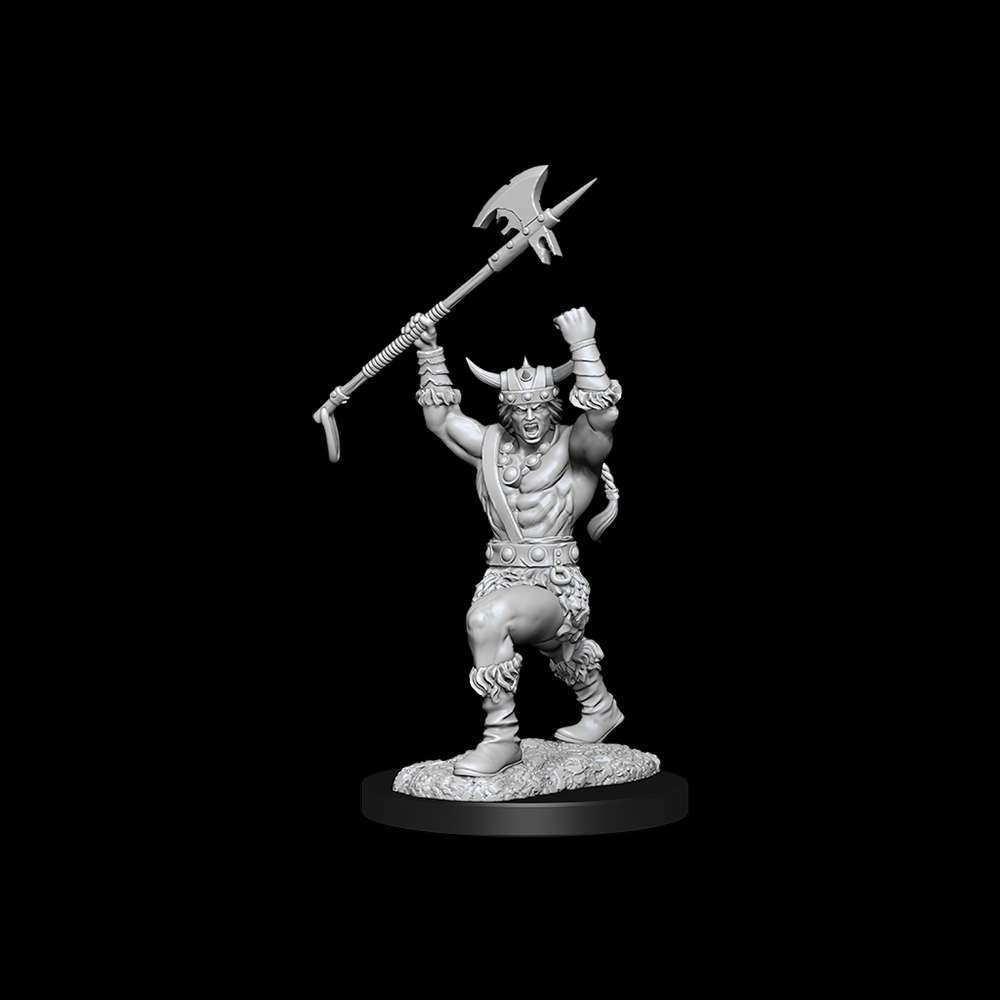 D&D Nolzur's marvelous miniatures Human barbarian male 2 pack