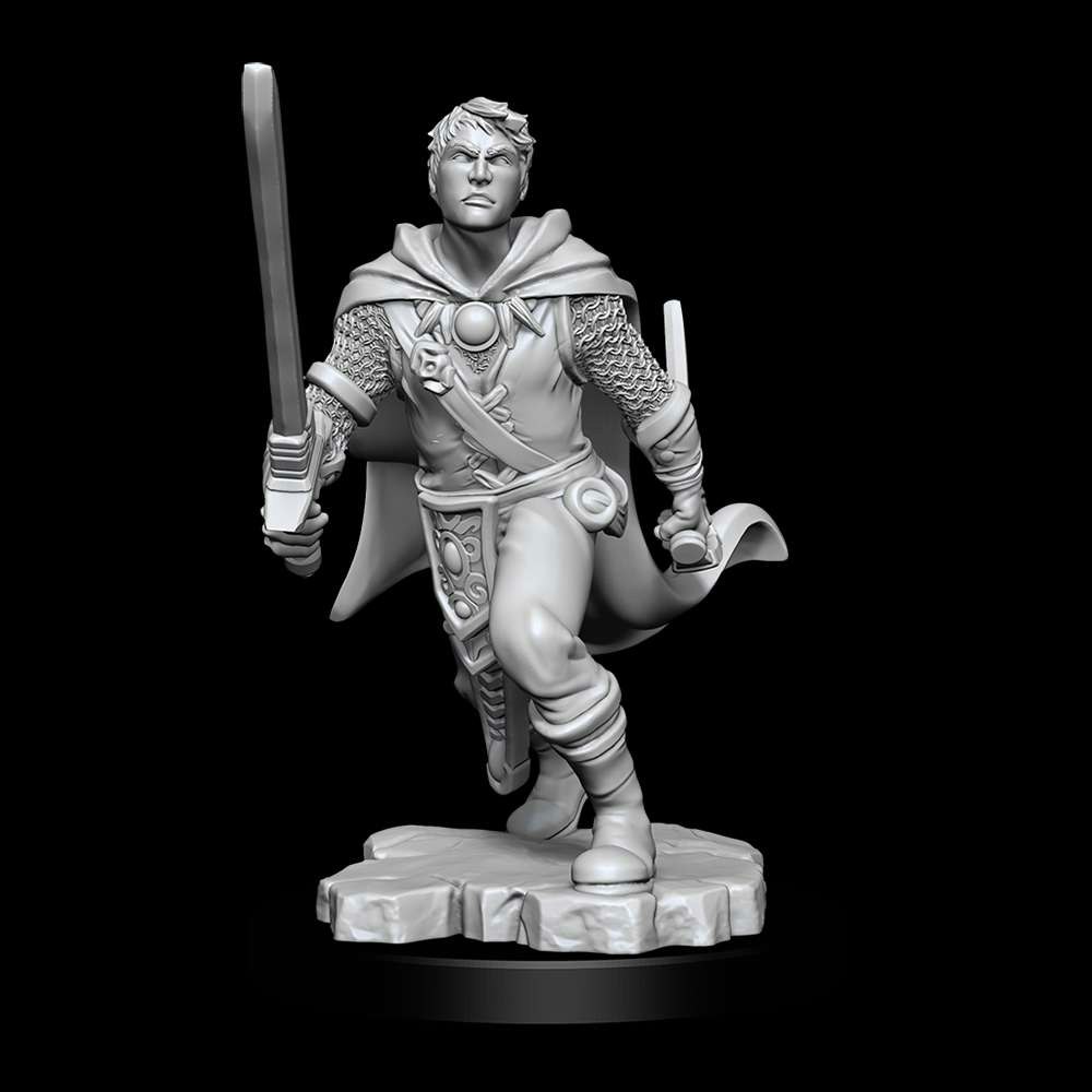 D&D Nolzur's marvelous miniatures Human ranger male 2 pack