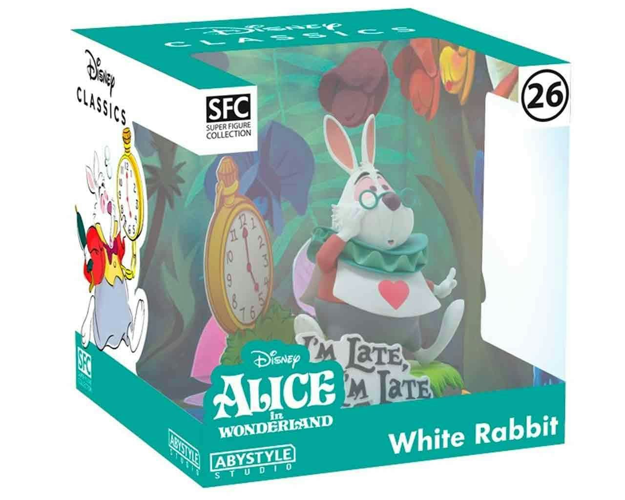 Disney's alice in wonderland: White rabbit 1:10 pvc statue