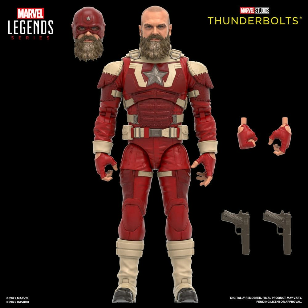 Thunderbolts Marvel Legends Action Figure 2-Pack Yelena Belova & Red Guardian 15 cm (Totalpris 698,-)