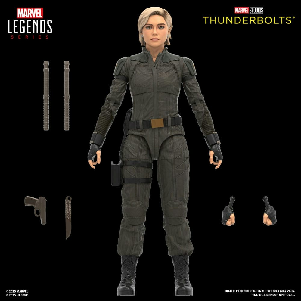 Thunderbolts Marvel Legends Action Figure 2-Pack Yelena Belova & Red Guardian 15 cm (Totalpris 698,-)