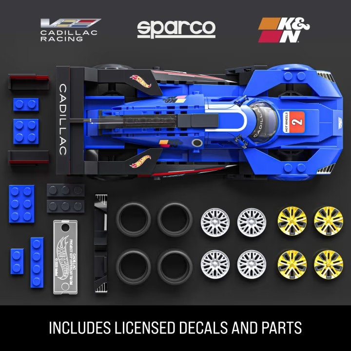 Mattel Brick Shop Hot Wheels Speed series Cadillac GTP (Totalpris 395,-)