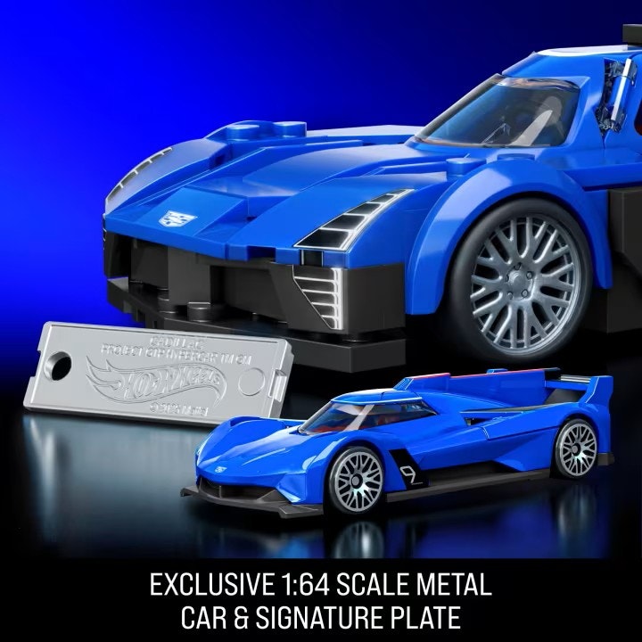 Mattel Brick Shop Hot Wheels Speed series Cadillac GTP (Totalpris 395,-)