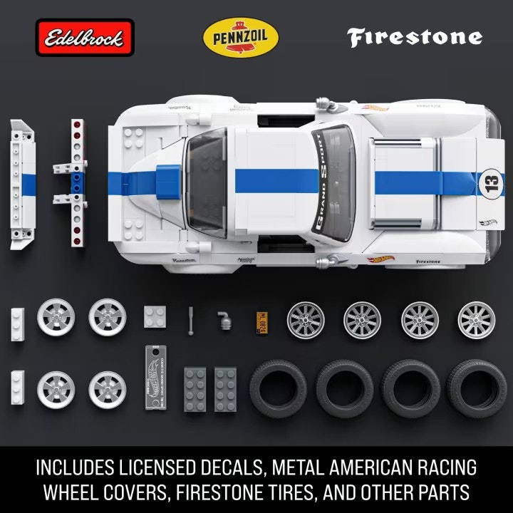 Mattel Brick Shop Hot Wheels Elite Series Corvette Sport (Totalpris 795,-)