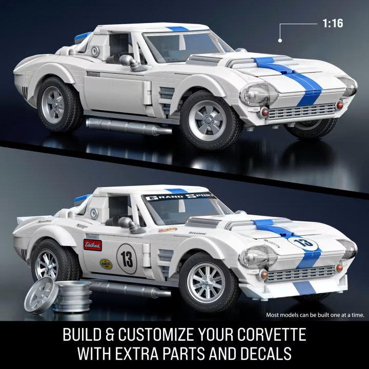 Mattel Brick Shop Hot Wheels Elite Series Corvette Sport (Totalpris 795,-)