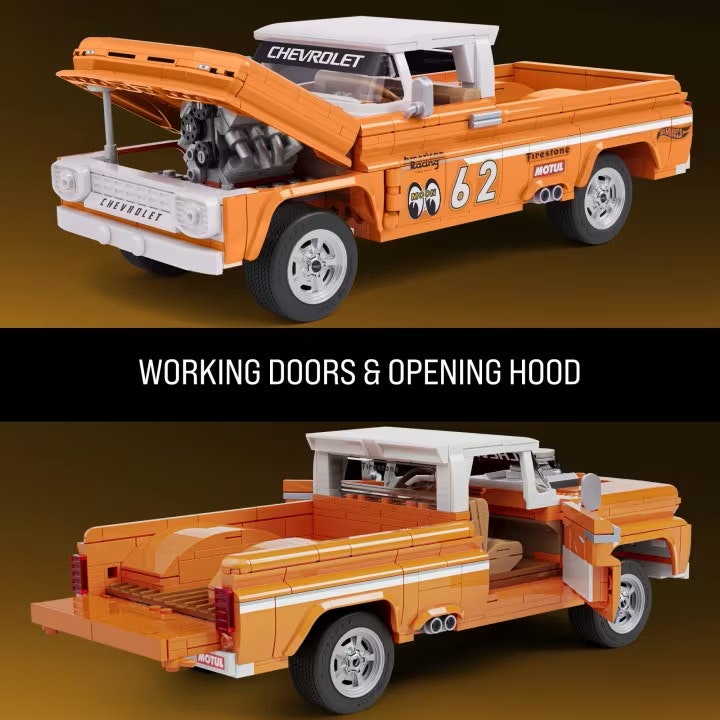 Mattel Brick Shop Hot Wheels Elite Series 1962 Chevy Pickup (Totalpris 795,-)