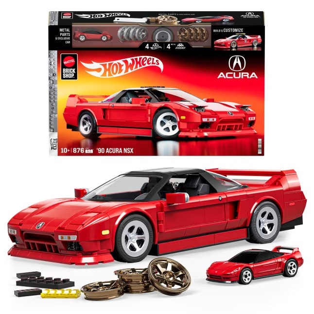 Mattel Brick Shop Hot Wheels Elite Series 1990 Acura Nsx (Totalpris 795,-)