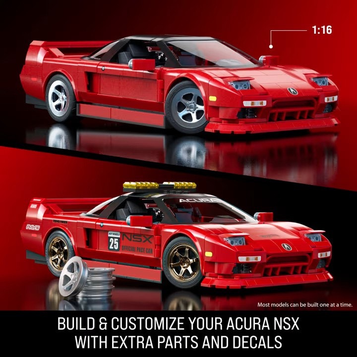 Mattel Brick Shop Hot Wheels Elite Series 1990 Acura Nsx (Totalpris 795,-)