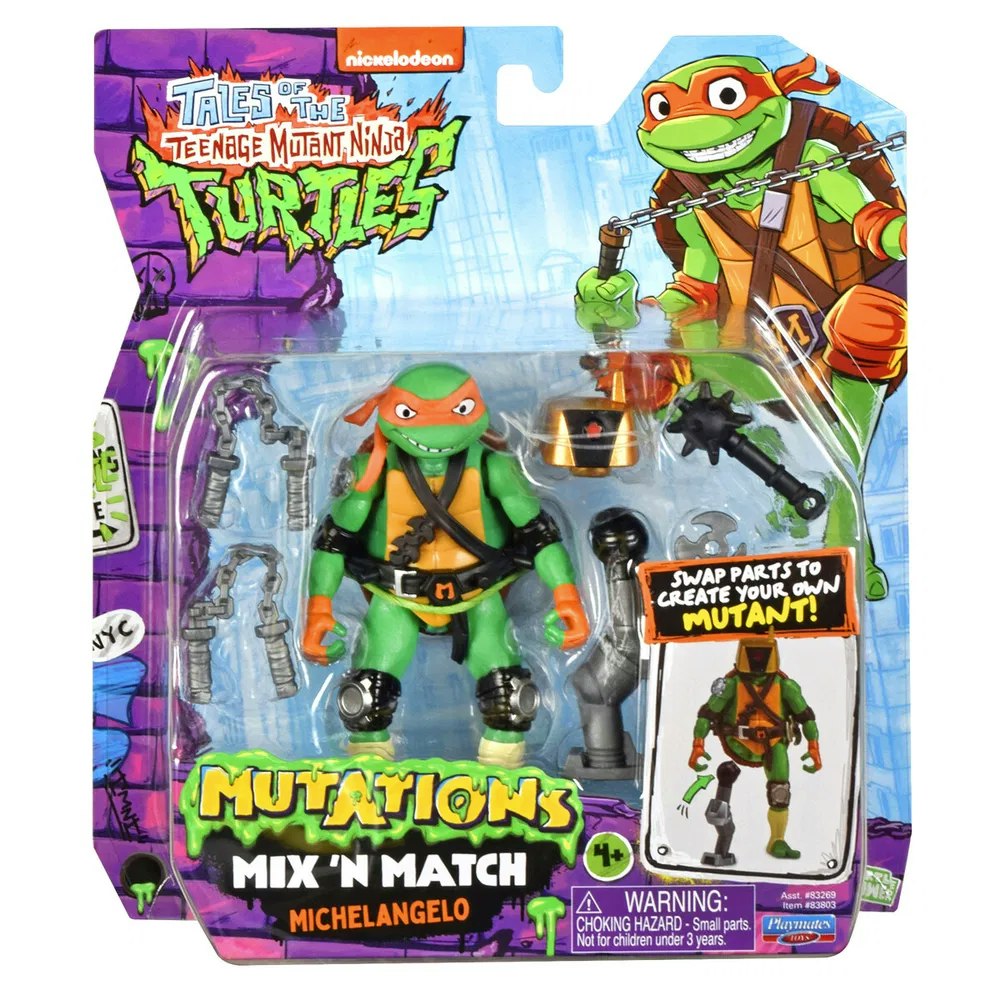 Turtles Tales Of Mutations Basic Figure Michelangelo