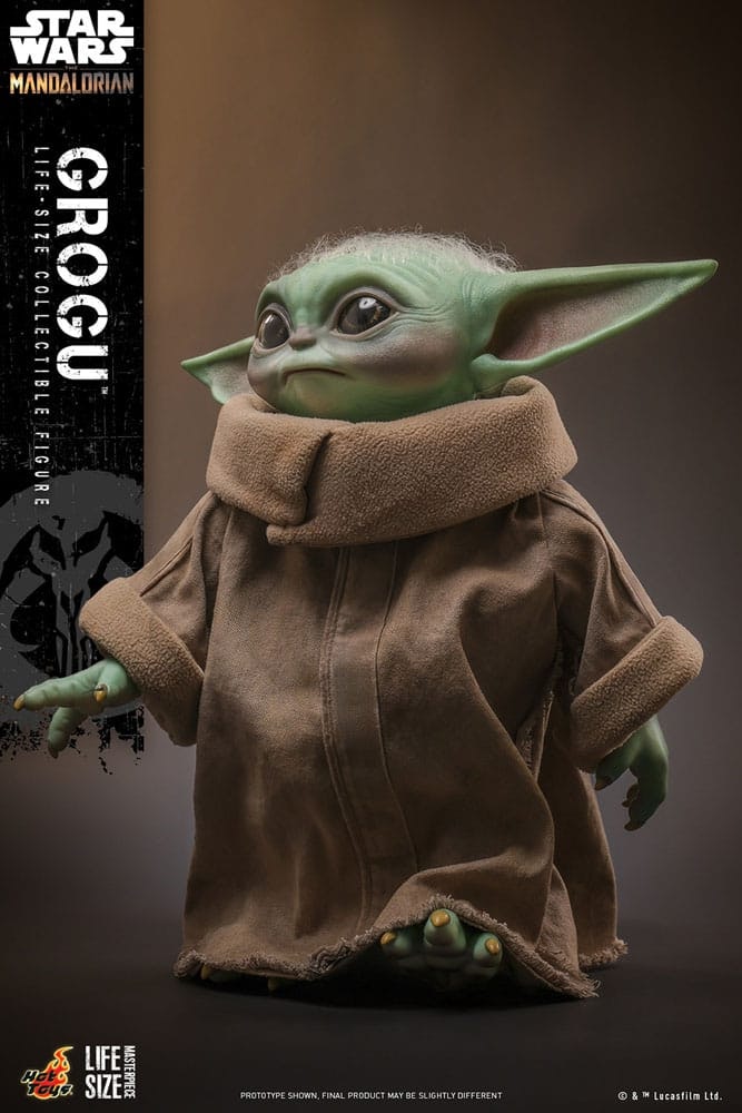 Star Wars: The Mandalorian Life-Size Masterpiece Actionfigur Grogu 37 cm Hot Toys (Totalpris 4.495,-)