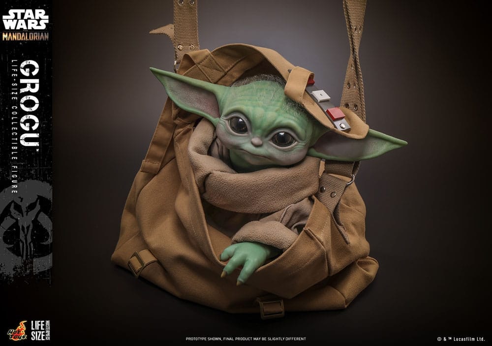 Star Wars: The Mandalorian Life-Size Masterpiece Actionfigur Grogu 37 cm Hot Toys (Totalpris 4.495,-)