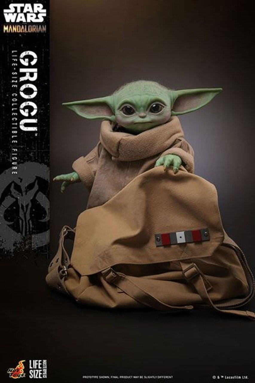 Star Wars: The Mandalorian Life-Size Masterpiece Actionfigur Grogu 37 cm Hot Toys (Totalpris 4.495,-)